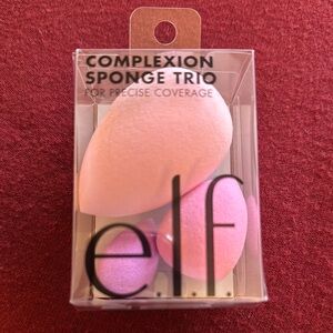 Brand New e.l.f. Complexion Sponge Trio - Pink and Purple